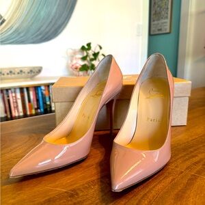 Christian Louboutin Kate 100 Patent Leather Pumps (size 6.5)